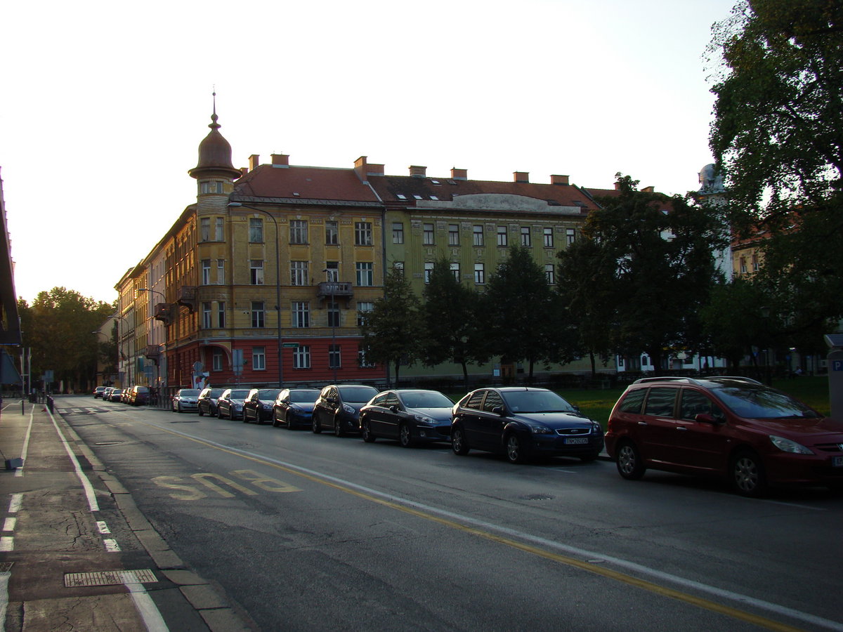 Улица в Любляне, Ljubljana, Slovenia, 2013