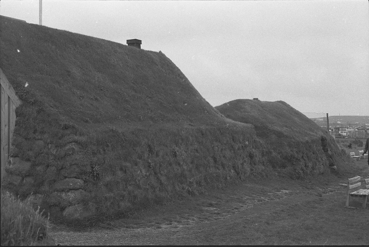 EU: Reykjavik, Folkemuseet på Árbær. Orginalt gårdsmiljø på stedet - 71 (1971), Reykjavik, Iceland, 1971
