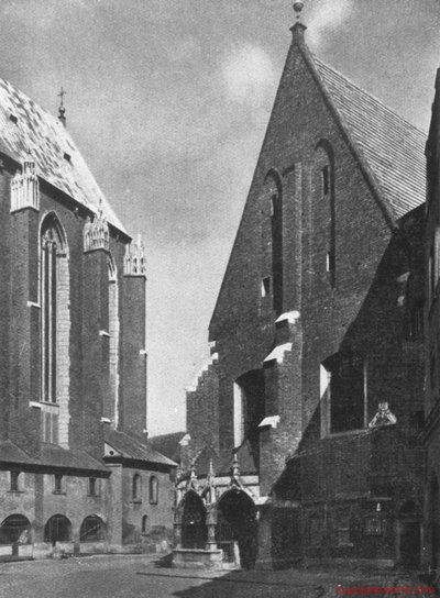 EU: Kościół św. Barbary. Widok z przed 1944 roku. Kraków (1940), Kraków, 1940