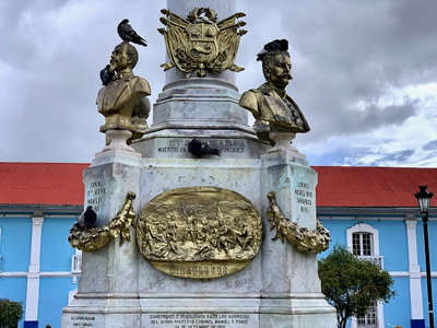 Monument to Dr. Mauel Pino in Parque Pino, Puno, 2018