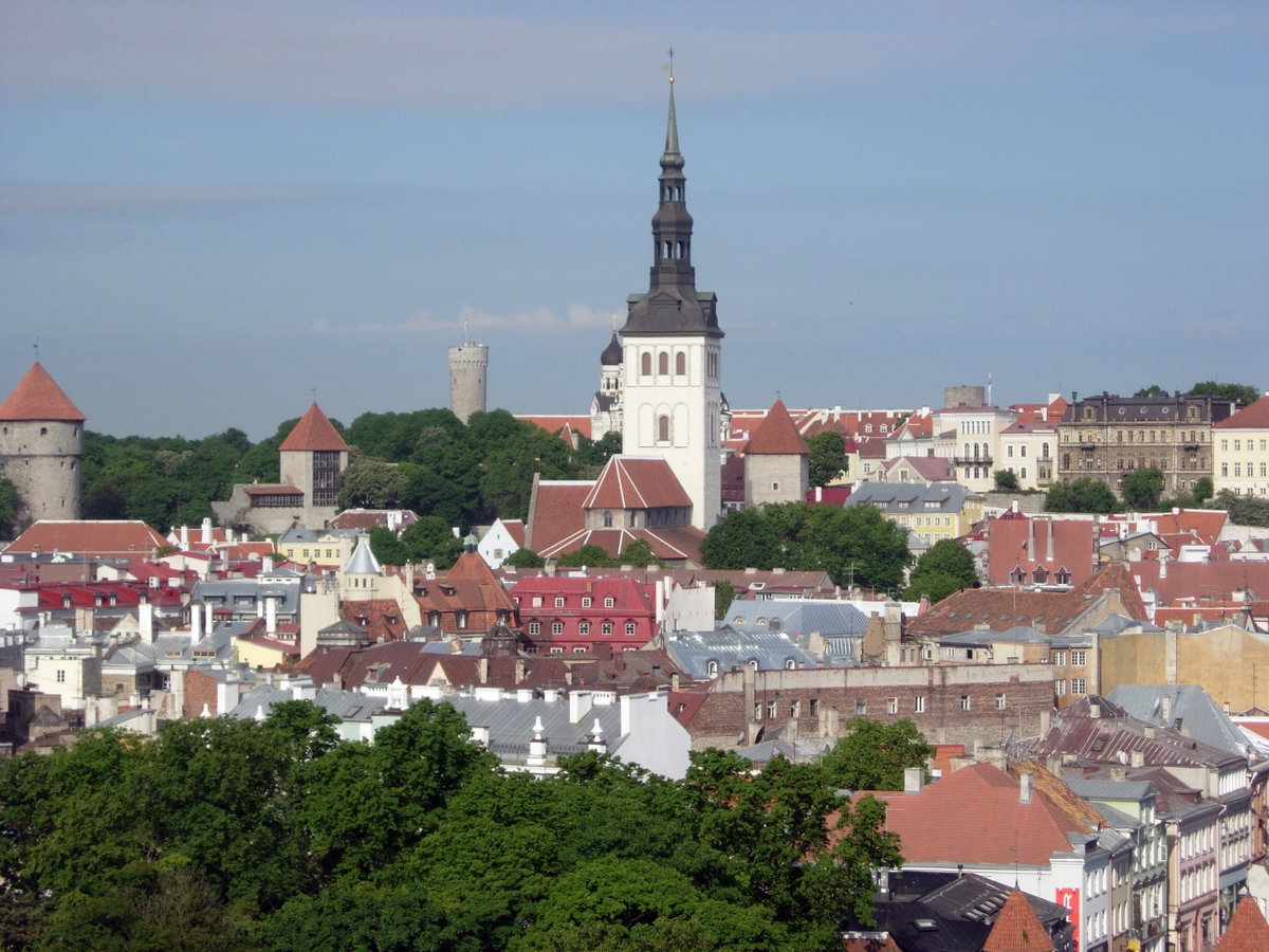 Vanalinn, view from Viru Hotel, 02, Tallinn, Estonia, 2005