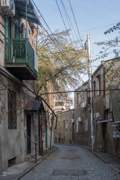 A street in Old Tbilisi, Tbilisi, 2023