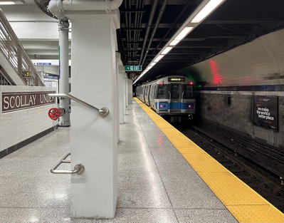 Government Center MBTA Blue Line Platform, Boston, 2024