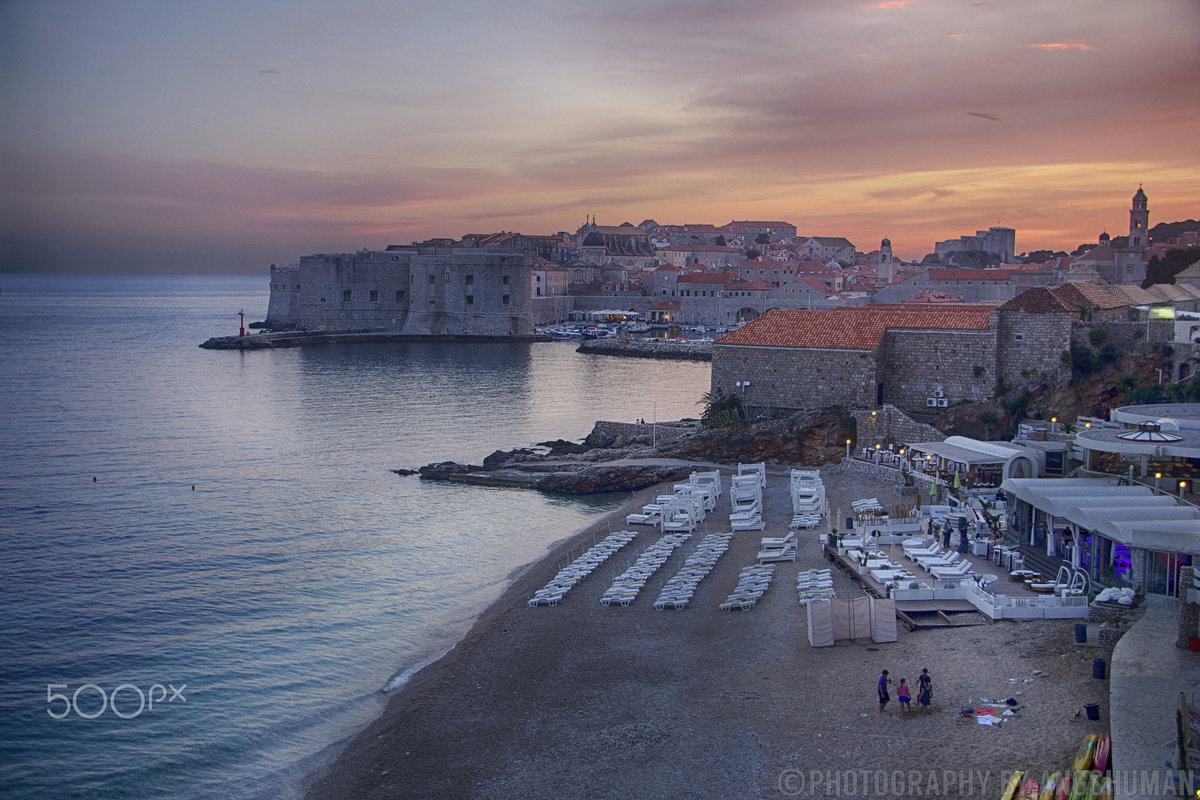 Pastel Sunset At Dubrovnik, Dubrovnik, Croatia, 2015