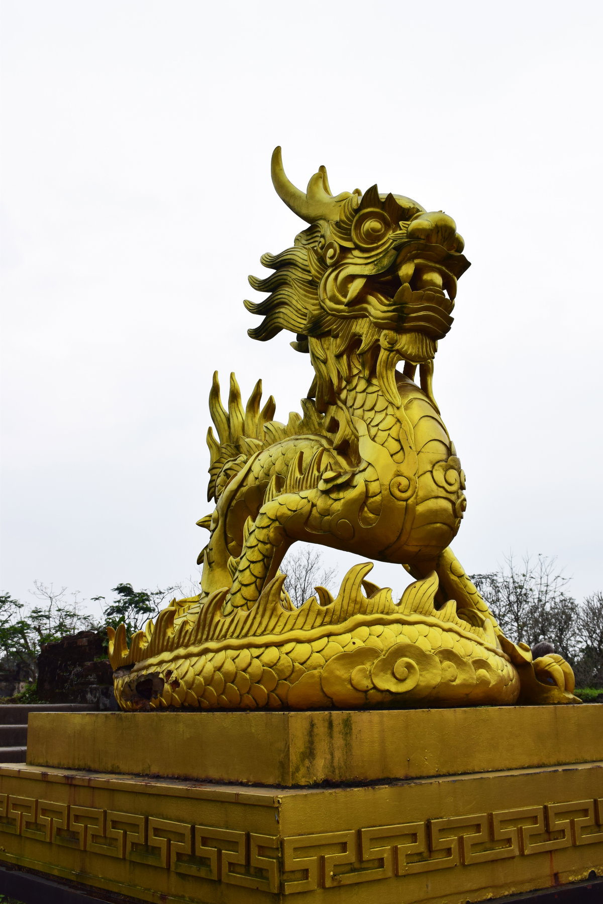 Golden dragon, Hue, Vietnam, 2018
