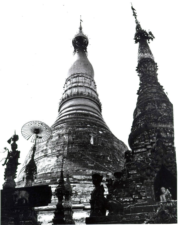 Shwedagon Pagoda, Yangon, Myanmar, 1945