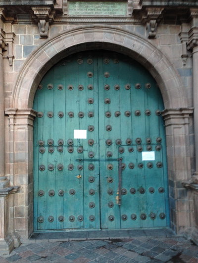 Pordego en Capilla de Loreto (Kusko), Cusco, 2020