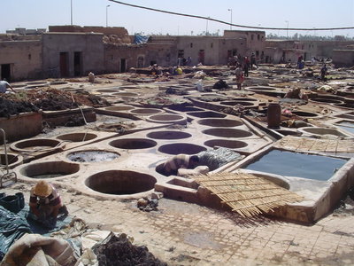 Marrakech tanneries, Marrakech, 2006