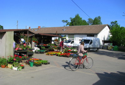 Sigulda.Tirgus. Market. June, Sigulda, 2015