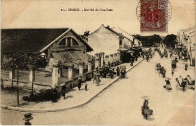 Hanoï - Marché de Cua-Nam, Hanoi, 1950