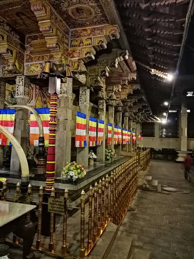 Relic Tooth Temple. Kandy, Sri Lanka.Inside, Kandy, 2019