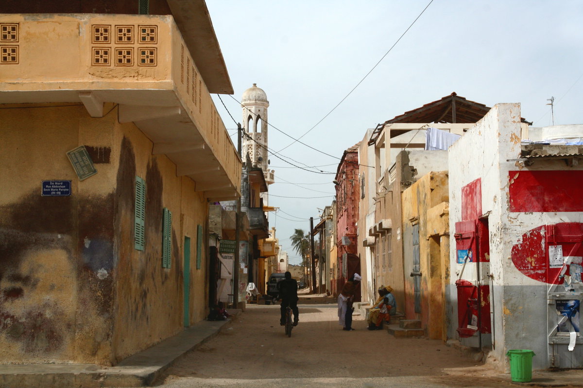 Saint Louis sandy street, Saint-Louis, Senegal, 2008