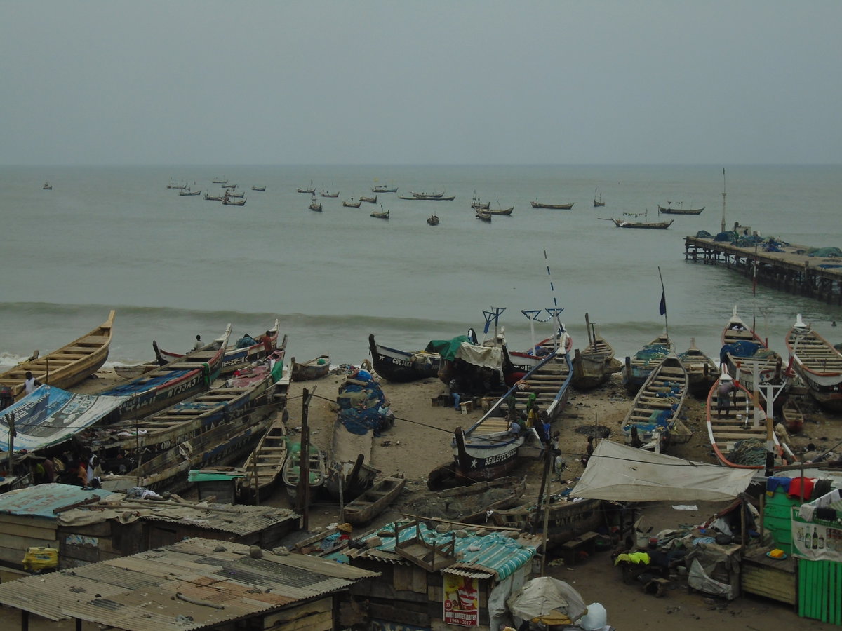Traditional fishermen in Jamestown, Accra, Accra, Ghana, 2017