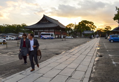 Couple On The Way Out, Kyoto, 2015