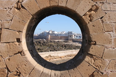Essaouira from the citadel by the harbour, Morocco, Essaouira, 2011