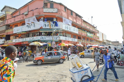 Wig market, Accra, 2019