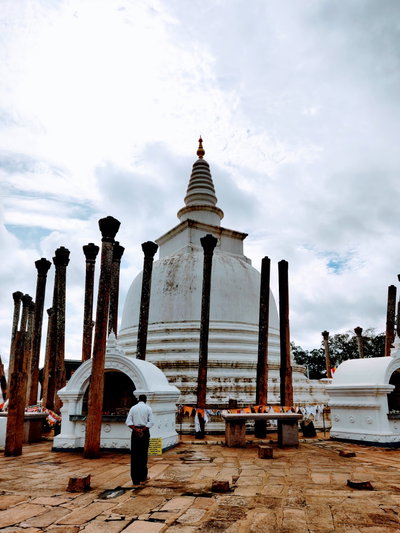 Thuparama Dageba, Anuradhapura, 2019