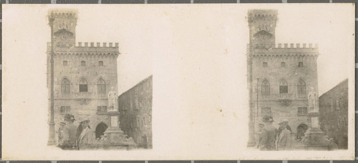 EU: N.º 327. San Marino. - Palacio del Gobierno. (1933), City of San Marino, San Marino, 1933