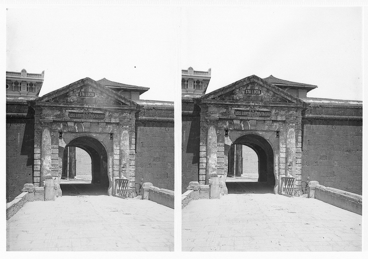 EU: Santa Lucia Gate in Manila (1913), Manila, Philippines, 1913