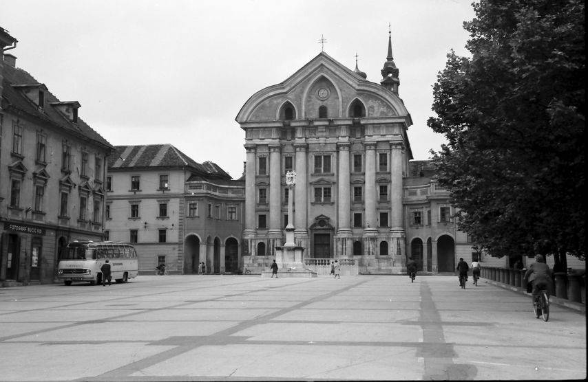 EU: Laibach, Ljubljana: Ursulinenkirche (1961), Ljubljana, Slovenia, 1961