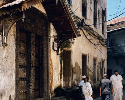 Swahili door Mjini, Zanzibar, Stone Town, 2023