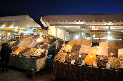 Marrakech open air night market, Morocco, Marrakech, 2012