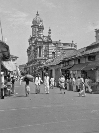 EU: Stadsgezicht Colombo, Ceylon, WWII (1940) [64cbe4a3], Colombo, 1940
