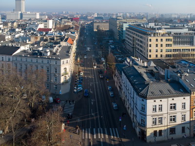 Lubicz street, .view to W, Kraków, Poland, Kraków, 2021