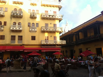 Plaza de Santo Domingo, Cartagena, 2011