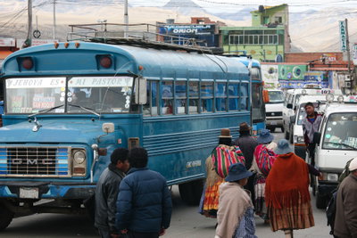 Street Outside La Paz, Bolivia, La Paz, 2012
