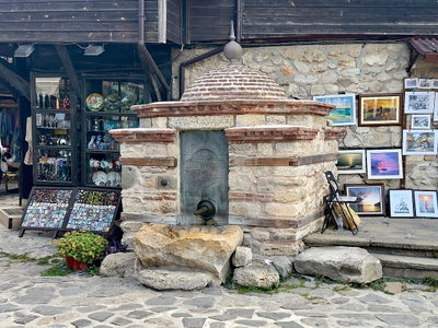 Medieval fountain in the old town of Nessebar - 01, Nessebar, 2024