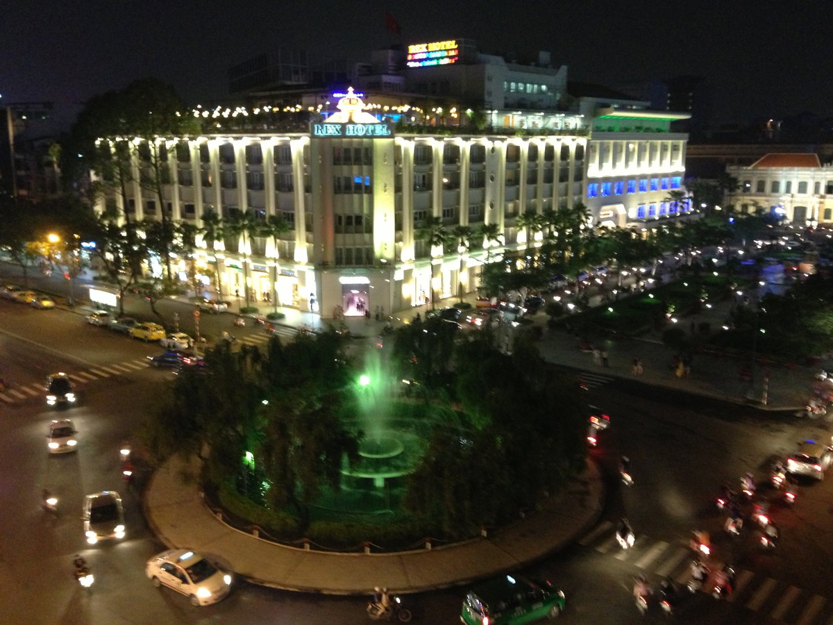 Rex Hotel and Nguyễn Huệ roundabout, Ho Chi Minh City, Vietnam, Ho Chi Minh City, Vietnam, 2012