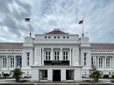 Museum Bank Indonesia tampak depan, Jakarta, 2023