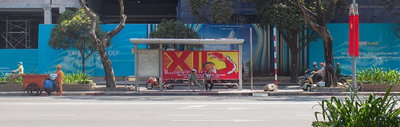 Le Loi Boulevard and Saigon Centre construction, Ho Chi Minh City, 2015