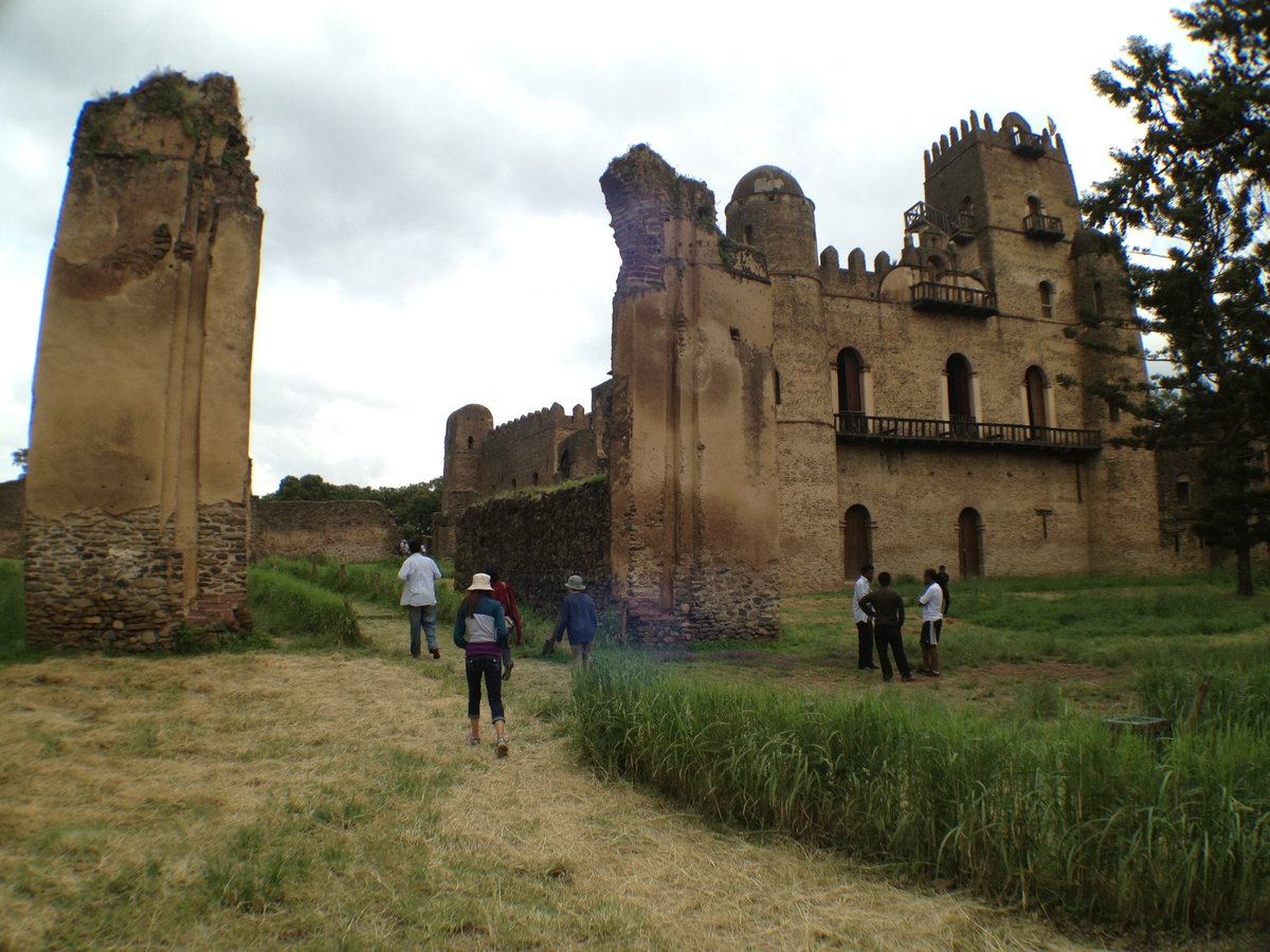 Fasilides Palace in Fasil Ghebbi, Gondat, Ethiopia, Gondar, Ethiopia, 2012