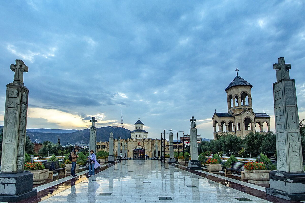 Holy Trinity Cathedral of Tbilisi 07, Tbilisi, Georgia, 2017