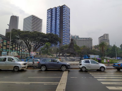 Lion of Judah Monument (Maurice Calka), city centre of Addis Ababa, Addis Ababa, 2023