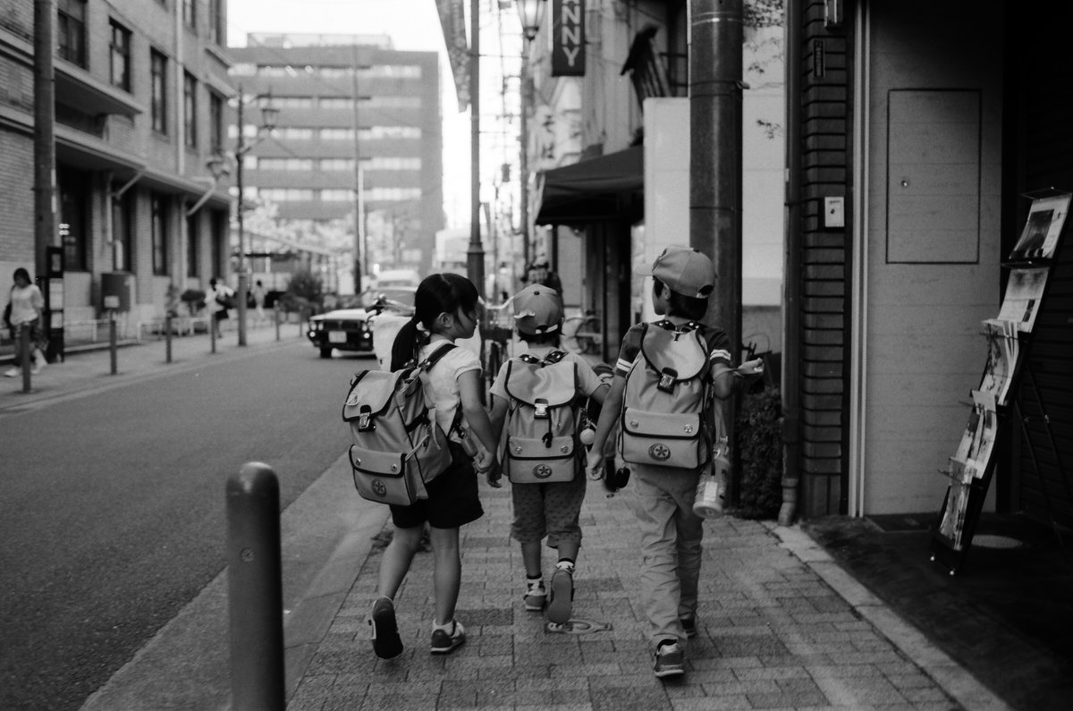 Elementary schoolkids in Kyoto, Japan; October, Kyoto, Japan, 2015
