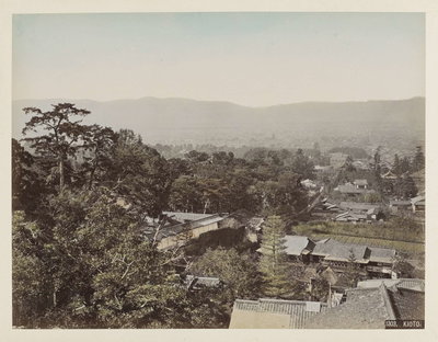 EU: Gezicht op Kyoto (1885), Kyoto, 1885