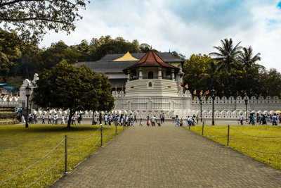 The Temple of Tooth relic in Kandy, Sri Lanka 3, Kandy, 2020