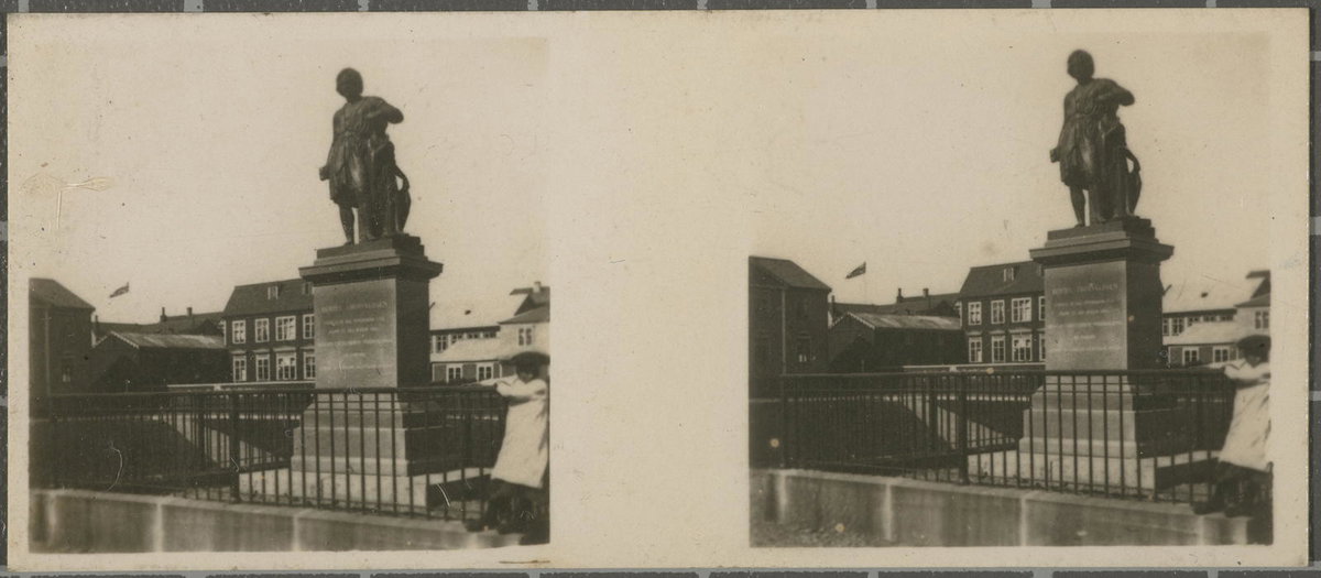 EU: No. 152 Reykjavik. - Monumento á Thorwaldsen. (1933), Reykjavik, Iceland, 1933
