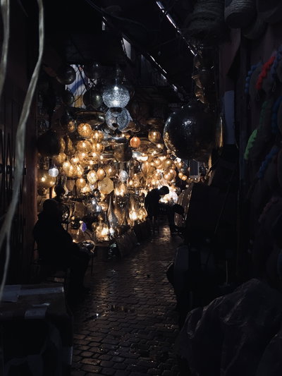 Lantern souk in Marrakech, Marrakech, 2018