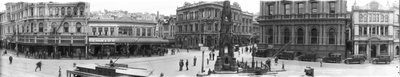 Bank of New Zealand building at night, Dunedin — photos through time