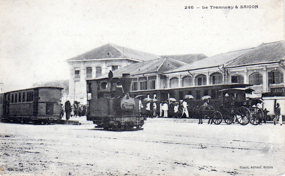 Le Tramway à Saïgon, Ho Chi Minh City, Vietnam, 1905