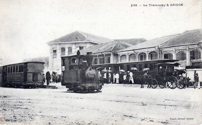 Le Tramway à Saïgon, Ho Chi Minh City, 1905