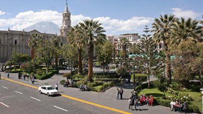 Arequipa, Plaza de Armas, Arequipa, 2008