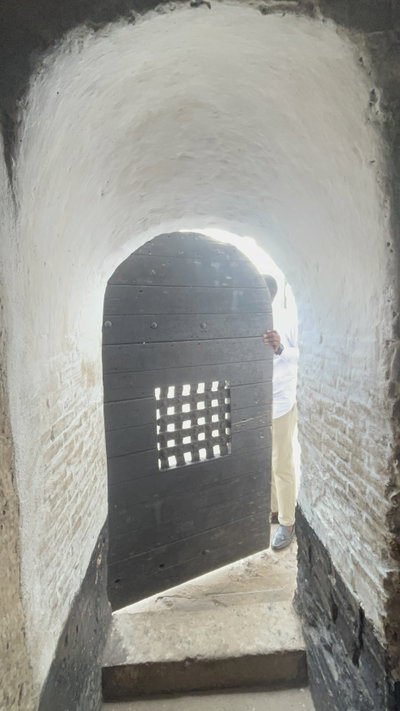 European’s slave cell, Elmina, 2025