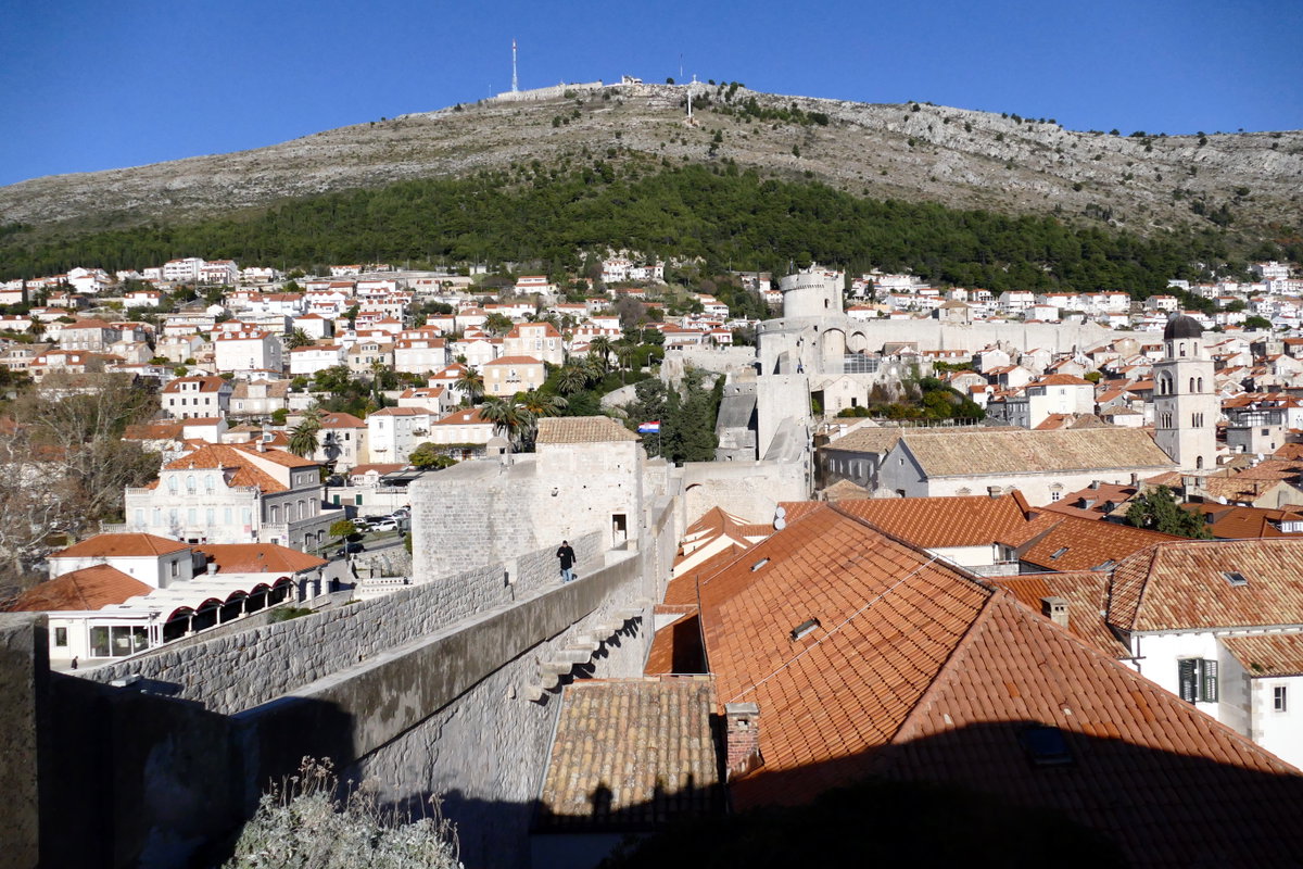 Dubrovnik Old City Walls, Dubrovnik, Croatia, 2016
