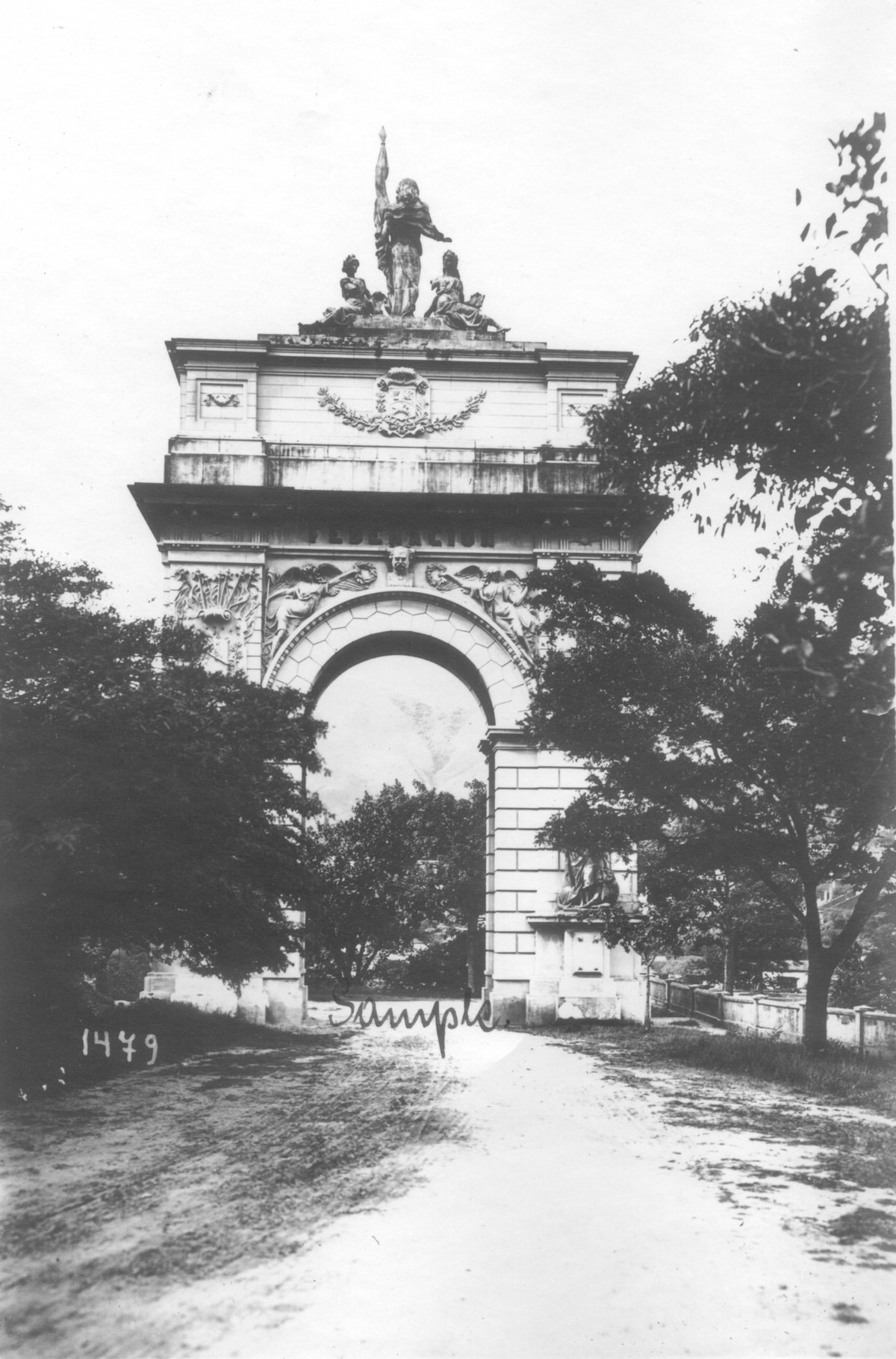 EU: Bei Caracas (Venezuela). Föderationsmonument (1915), Caracas, Venezuela, 1915