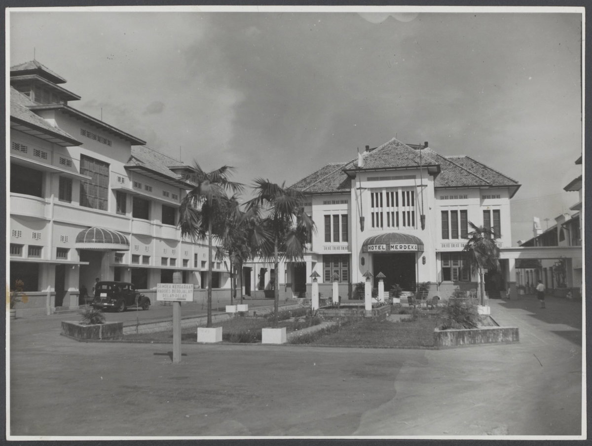 EU: Hotel Merdeka te Djokjakarta (1949), Yogyakarta, Indonesia, 1949